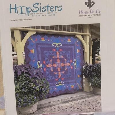 Lot 418: Hoop Sisters Pattern Book with Fabric Project 