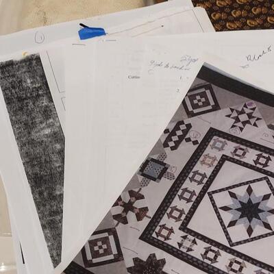 Lot 419: Quilting Kits with Fabric