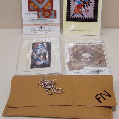 Lot 426: Quilting Patterns- one with Fabric cut outs