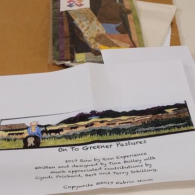 Lot 426: Quilting Patterns- one with Fabric cut outs