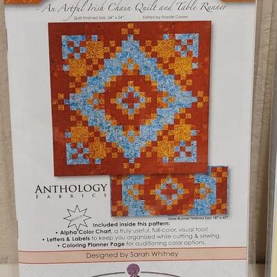 Lot 426: Quilting Patterns- one with Fabric cut outs