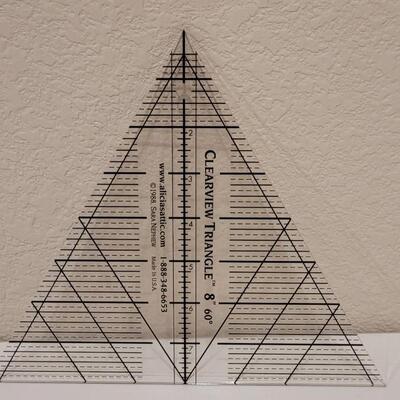 Lot 428: Quilting Triangle Rulers lot