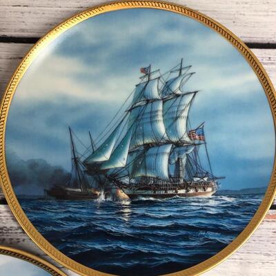 Americaâ€™s Greatest Sailing Ships Plate Collection set of 5