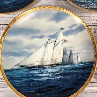 Americaâ€™s Greatest Sailing Ships Plate Collection set of 5