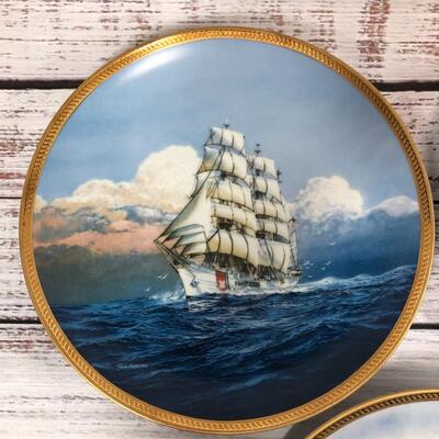 Americaâ€™s Greatest Sailing Ships Plate Collection set of 5