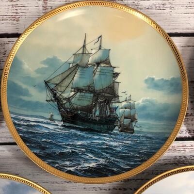 Americaâ€™s Greatest Sailing Ships Plate Collection set of 5