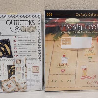 Lot 440: Quilting Embroidery Machine Craft Sets (2)