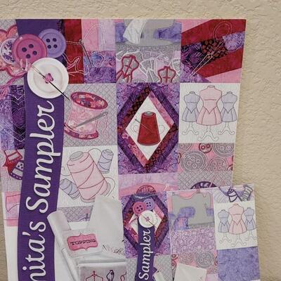 Lot 445: Quilting Pattern & Smaplers Lot