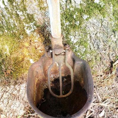 159 - Cast Iron Water Dish