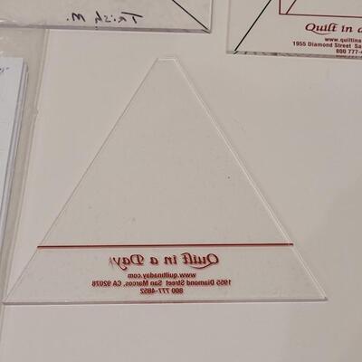Lot 457: Quilting Rulers and a Quilting Pattern 