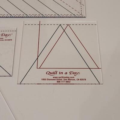 Lot 457: Quilting Rulers and a Quilting Pattern 