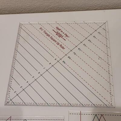 Lot 457: Quilting Rulers and a Quilting Pattern 