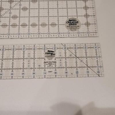 Lot 458: Quilting Grid Rulers (3)
