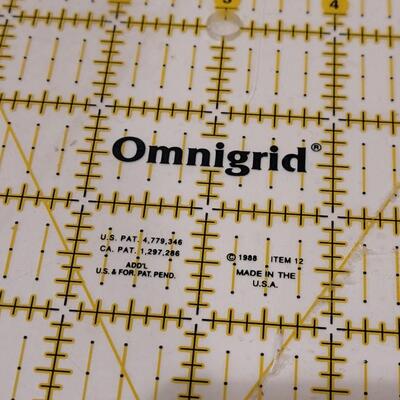Lot 462: Omnigrid Quilting Rulers (4)
