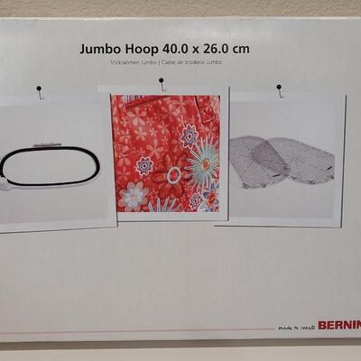 Lot 473: Bernina 830 with Feet, Hoops,  Presser Foot and More