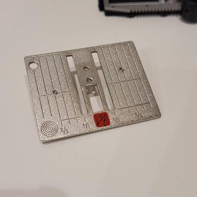 Lot 473: Bernina 830 with Feet, Hoops,  Presser Foot and More