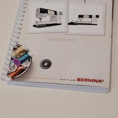 Lot 473: Bernina 830 with Feet, Hoops,  Presser Foot and More