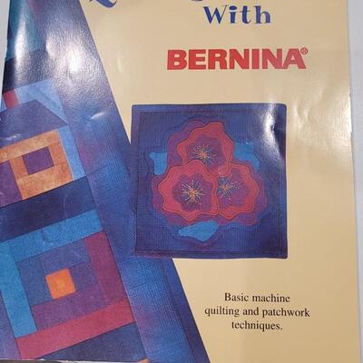 Lot 473: Bernina 830 with Feet, Hoops,  Presser Foot and More
