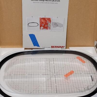 Lot 473: Bernina 830 with Feet, Hoops,  Presser Foot and More