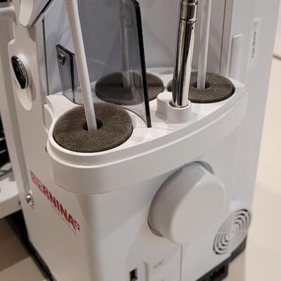 Lot 473: Bernina 830 with Feet, Hoops,  Presser Foot and More