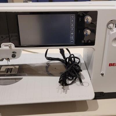Lot 473: Bernina 830 with Feet, Hoops,  Presser Foot and More