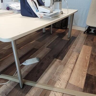 Lot 475: STEELCASE Sewing Crafting Table 