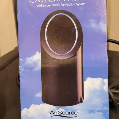 Lot 482: AirSource Model 3000 Air Purification with Manual