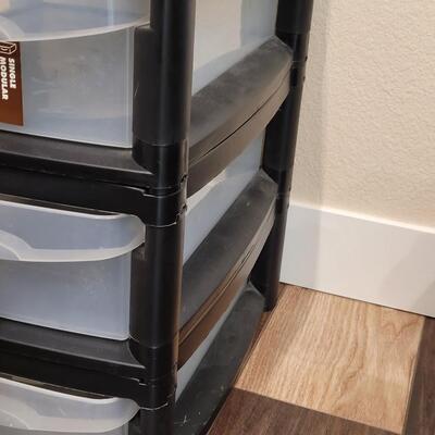 Lot 483: 3 Stacked Drawers 
