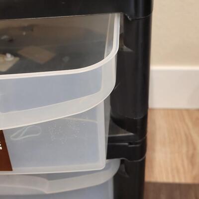 Lot 483: 3 Stacked Drawers 