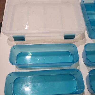 Lot 487: Organizer Container with Removable Bins