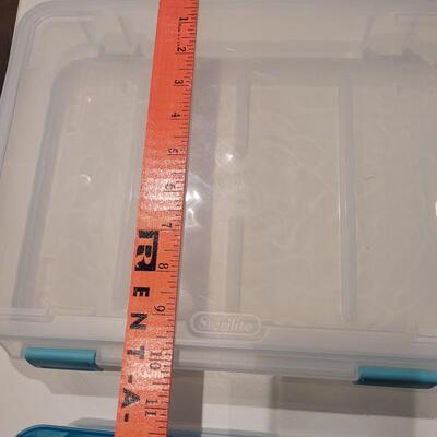 Lot 487: Organizer Container with Removable Bins