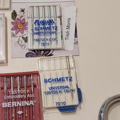 Lot 494: Gingher Scissors and Sewing Machine Needles Lot