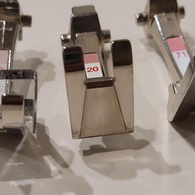 Lot 500: (4) Bernina Feet 37, 20, 10, 71