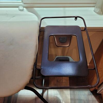 Lot 511: Ironing Board With Iron Rack