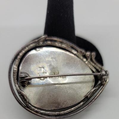J49 - Handcrafted .925 Silver Pin/Brooch by Artist Avi Soffer.