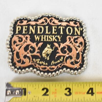 Pendleton Whisky Belt Buckle by Montana Silversmith. No packaging - New