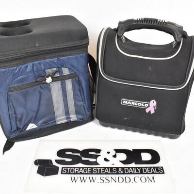 2 Small Coolers/Insulated Lunch Boxes