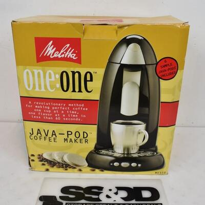 Melitta One:one Java Pod Coffee Maker