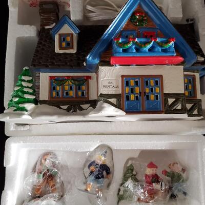 Dept. 56 - Ski and Skate Shop &  Skaters & Skiers   (2 Boxes)