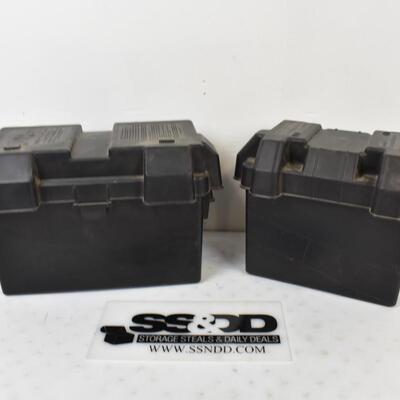 2pc Snap-Top Battery Cases