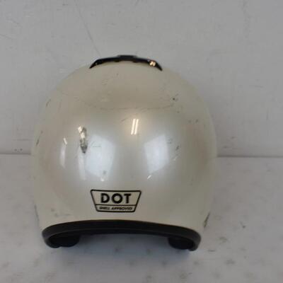 Shoei Helmet, White. RJ-AIR, DOT Snell Approved, size XL