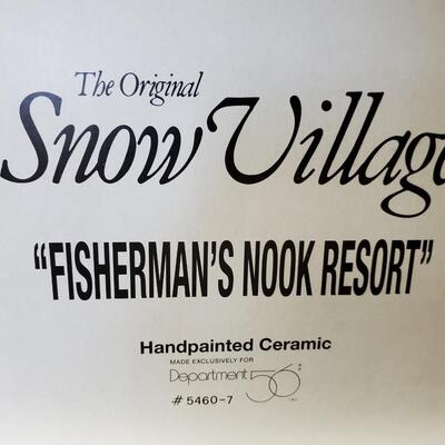 Dept. 56 - Fisherman's Nook Resort & Fisherman's Nook Cabins 