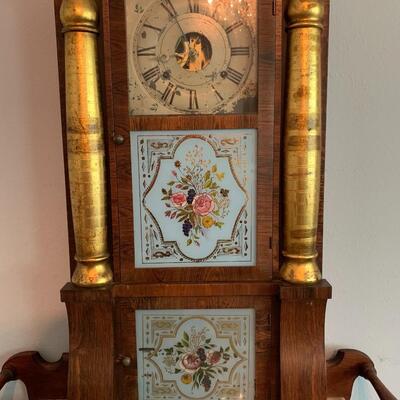 1840's Seth Thomas Triple Scroll 8-Day Clock 
