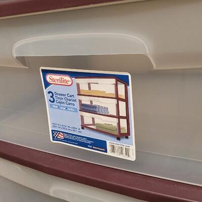 Lot 520: (2) 3-Drawer Carts by STERILITE