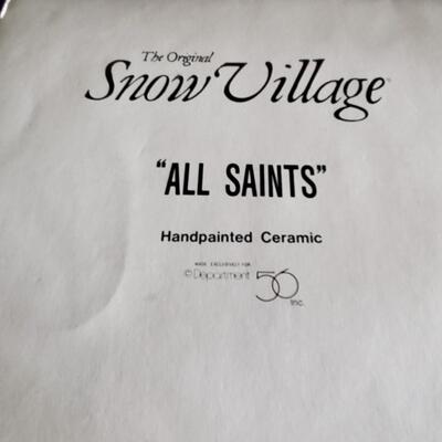 Dept. 56 - All Saints 