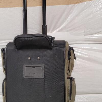 Lot 542: Eddie Bauer Carry On Travel Bag w/ Rollers