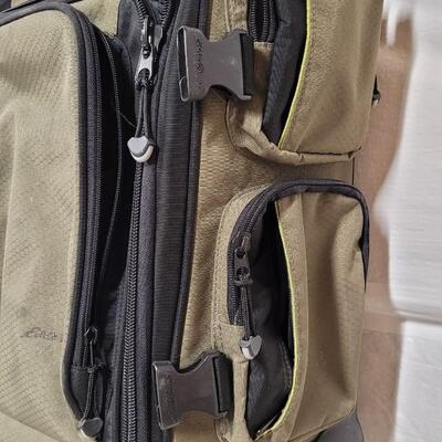Lot 542: Eddie Bauer Carry On Travel Bag w/ Rollers