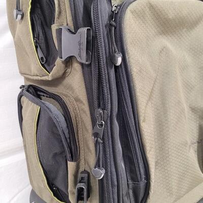 Lot 542: Eddie Bauer Carry On Travel Bag w/ Rollers