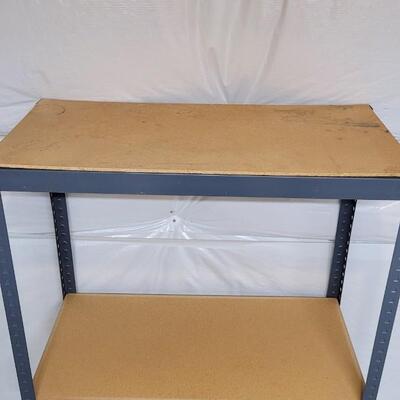 Lot 547: Metal Frame Storage Shelf Unit 