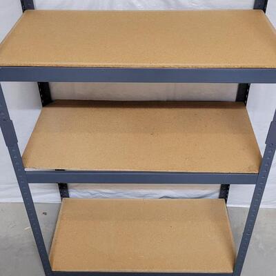 Lot 547: Metal Frame Storage Shelf Unit 